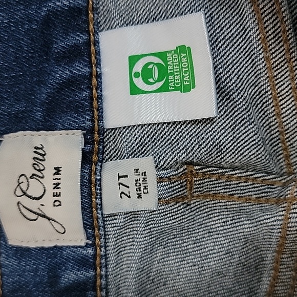 J CREW JEANS  HIGH-RISE TOOTHPICK JEANS/ SIZE 27T. - Picture 8 of 16